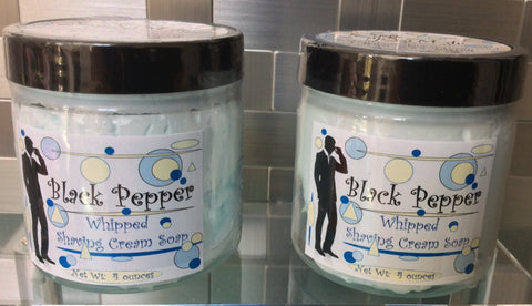 Madagascar Black Pepper Whipped Shaving Soap - Soapalamode