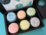 Fancy 6 Pack Sugar Scrub Macarons - Soapalamode
