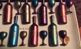 Wine a Bottles and Goblets-set of 6 - Soapalamode