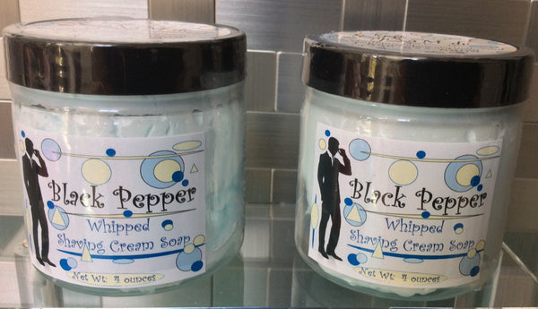 Madagascar Black Pepper Whipped Shaving Soap - Soapalamode