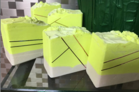 Lemon Ginger Cold Process Soap - Soapalamode