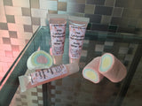 Candy Cane Marshmallow Body Glitter Gel - Soapalamode