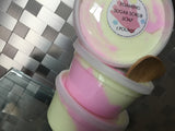 Raspberry Lemonade Foaming Sugar Scrub Soap - Soapalamode