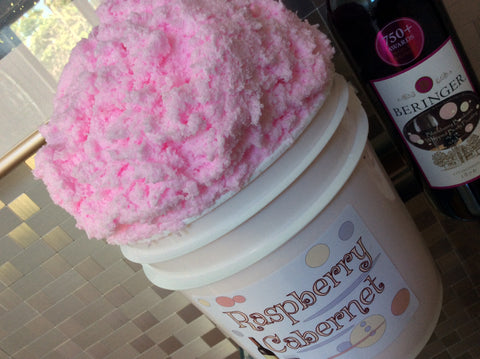 Raspberry Cabernet Foaming Sugar Scrub Soap - Soapalamode