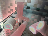 Candy Cane Marshmallow Body Glitter Gel - Soapalamode