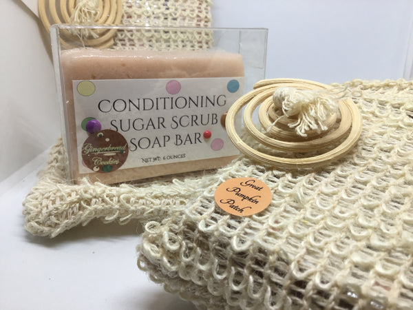 Foaming Sugar Scrub Bar Soap - Soapalamode