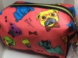 Betsy Johnson Bulldog Make Up Pouch - Soapalamode