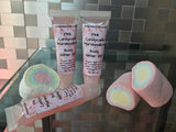 Candy Cane Marshmallow Body Glitter Gel - Soapalamode
