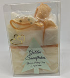 Golden Snowflakes Glycerine Soap - Soapalamode
