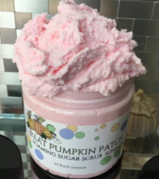 Great Pumpkin Patch Foaming Sugar Scrub Soap - Soapalamode