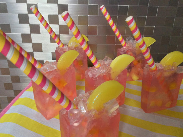Raspberry Lemonade Drink Glycerine Soap - Soapalamode